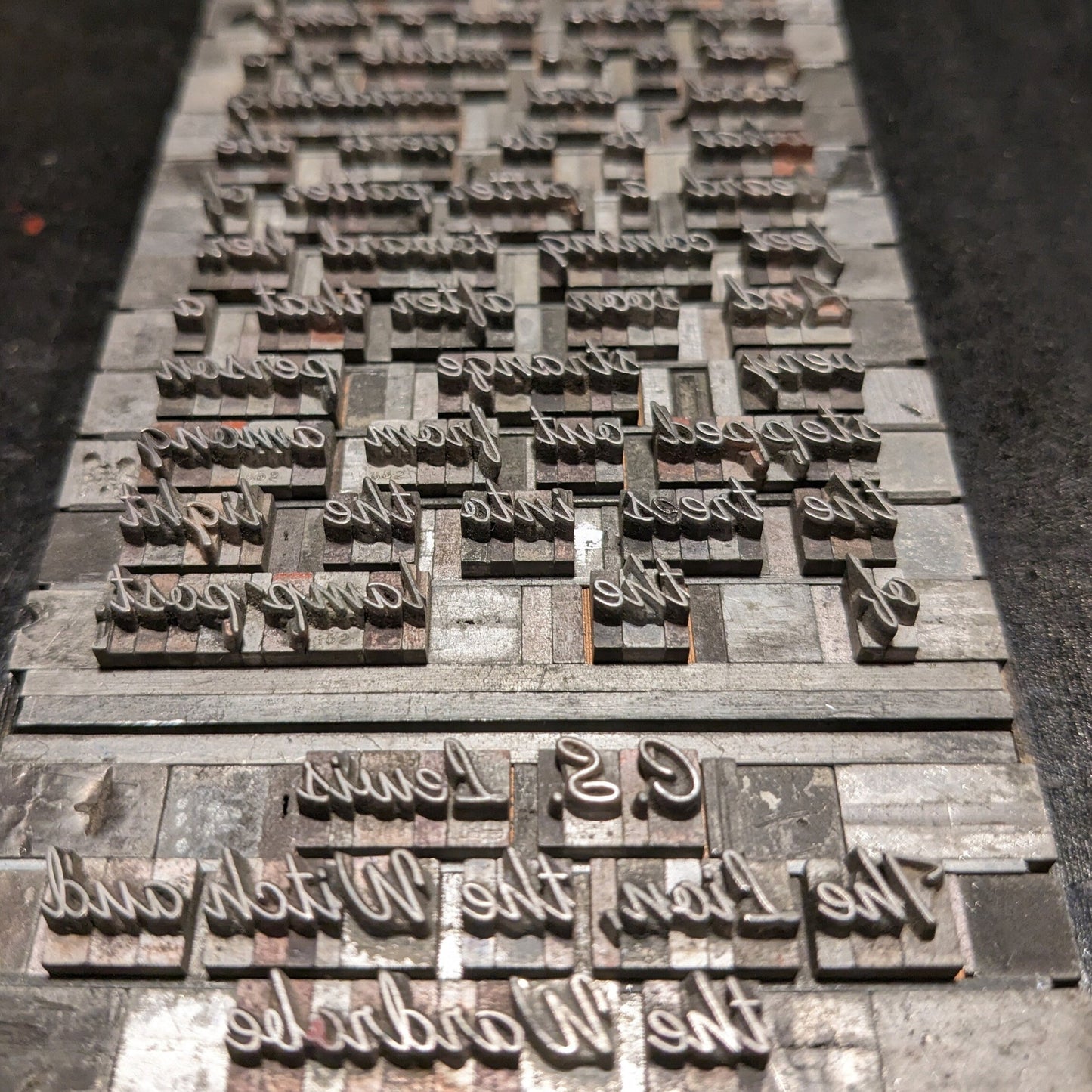 The Lion, the Witch and the Wardrobe Lamp-post  Letterpress Bookmark