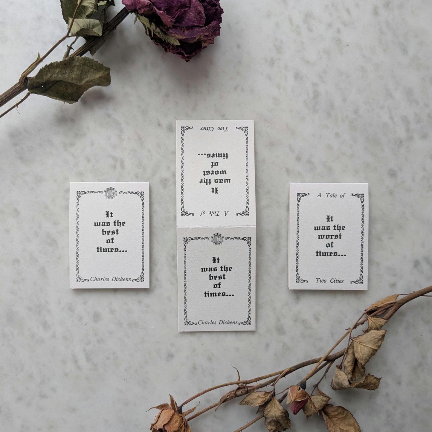 Two Sides to Every Story Magnetic Bookmark/It Was the Best of Times/Charles Dickens