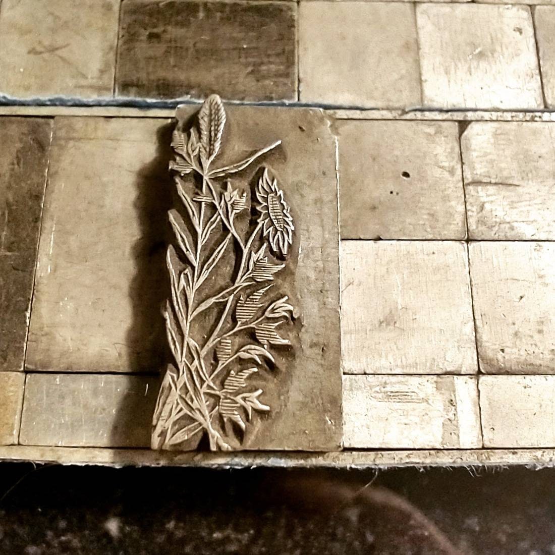 Vintage Inspired Wildflower Letterpress Note Cards