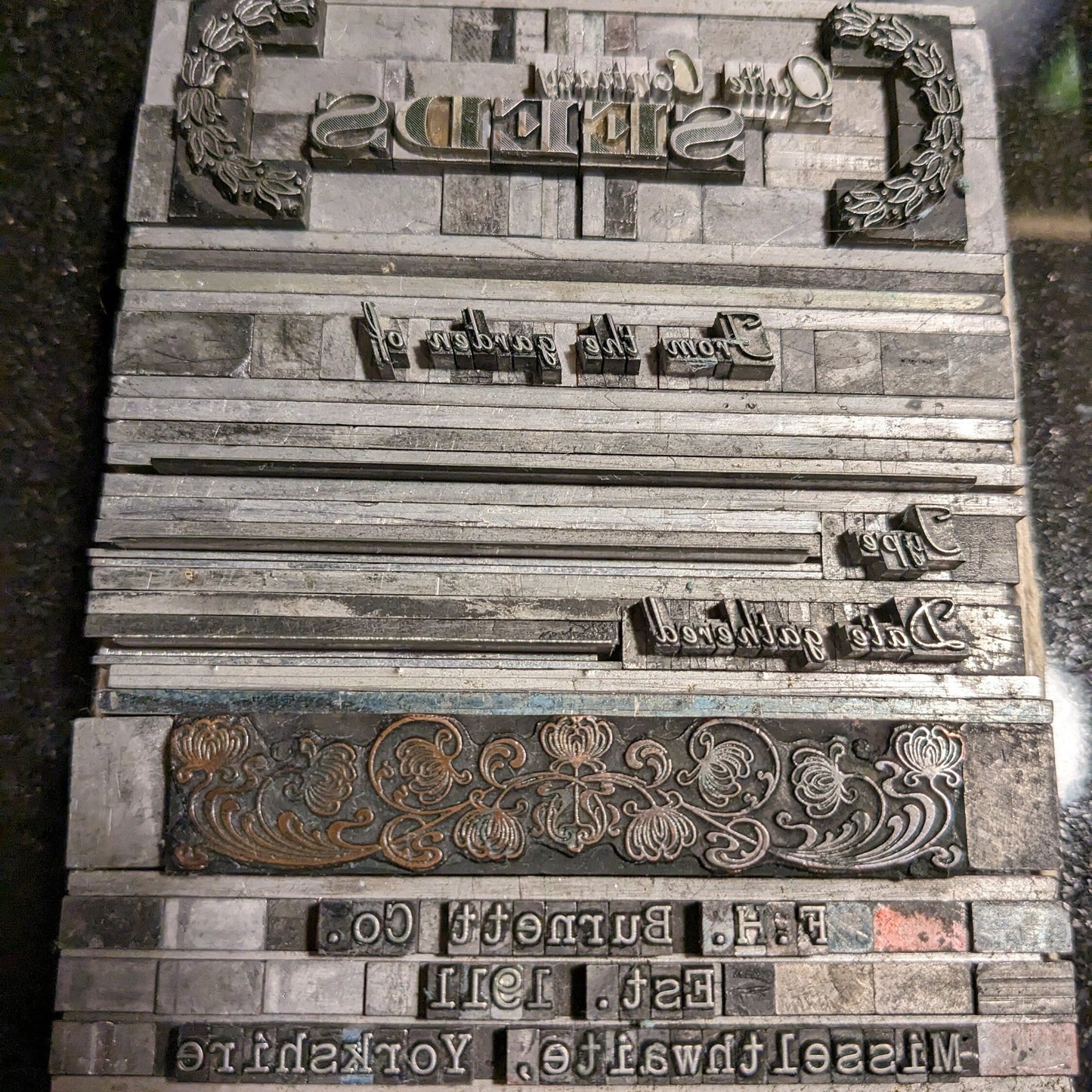 The Secret Garden Inspired Letterpress Seed Packets/Set of 6