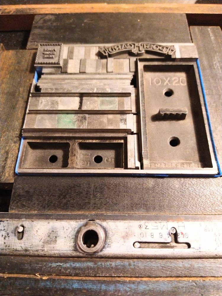 Snail Mail Letterpress Postcard