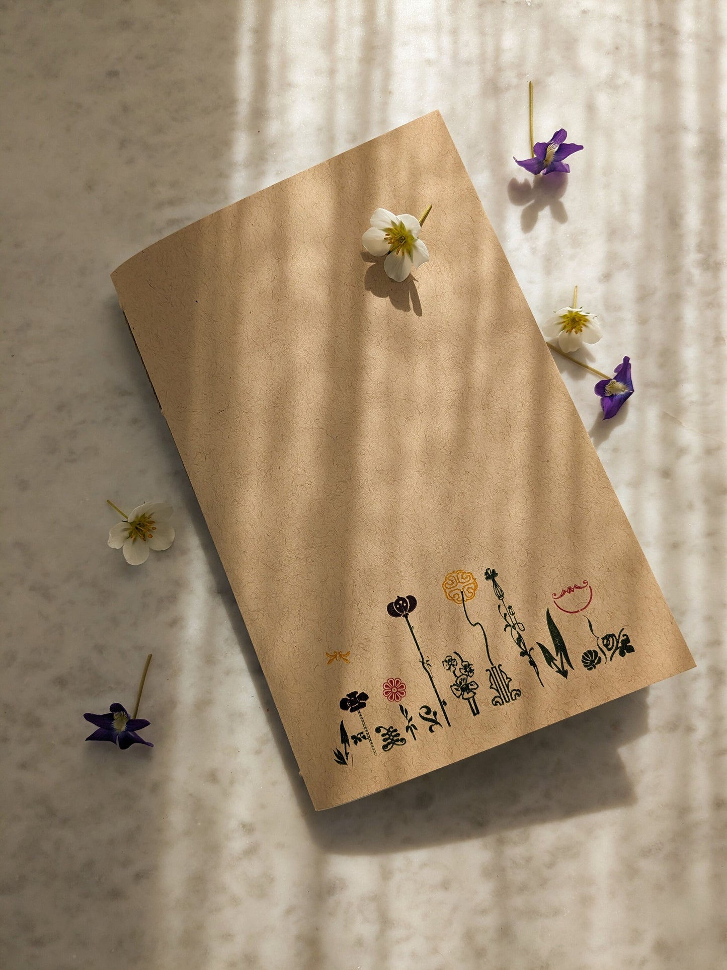 Flower Garden Letterpress Journal