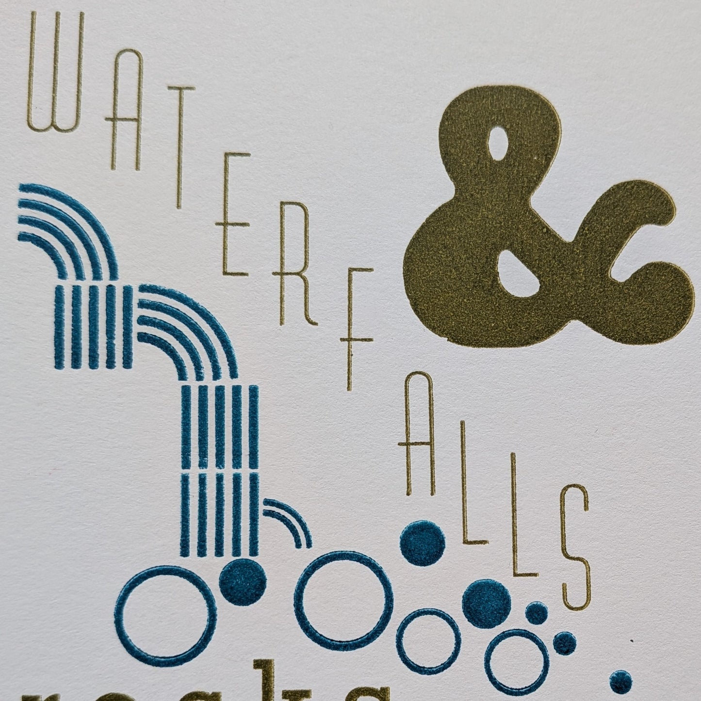 John Muir Quote Letterpress Print