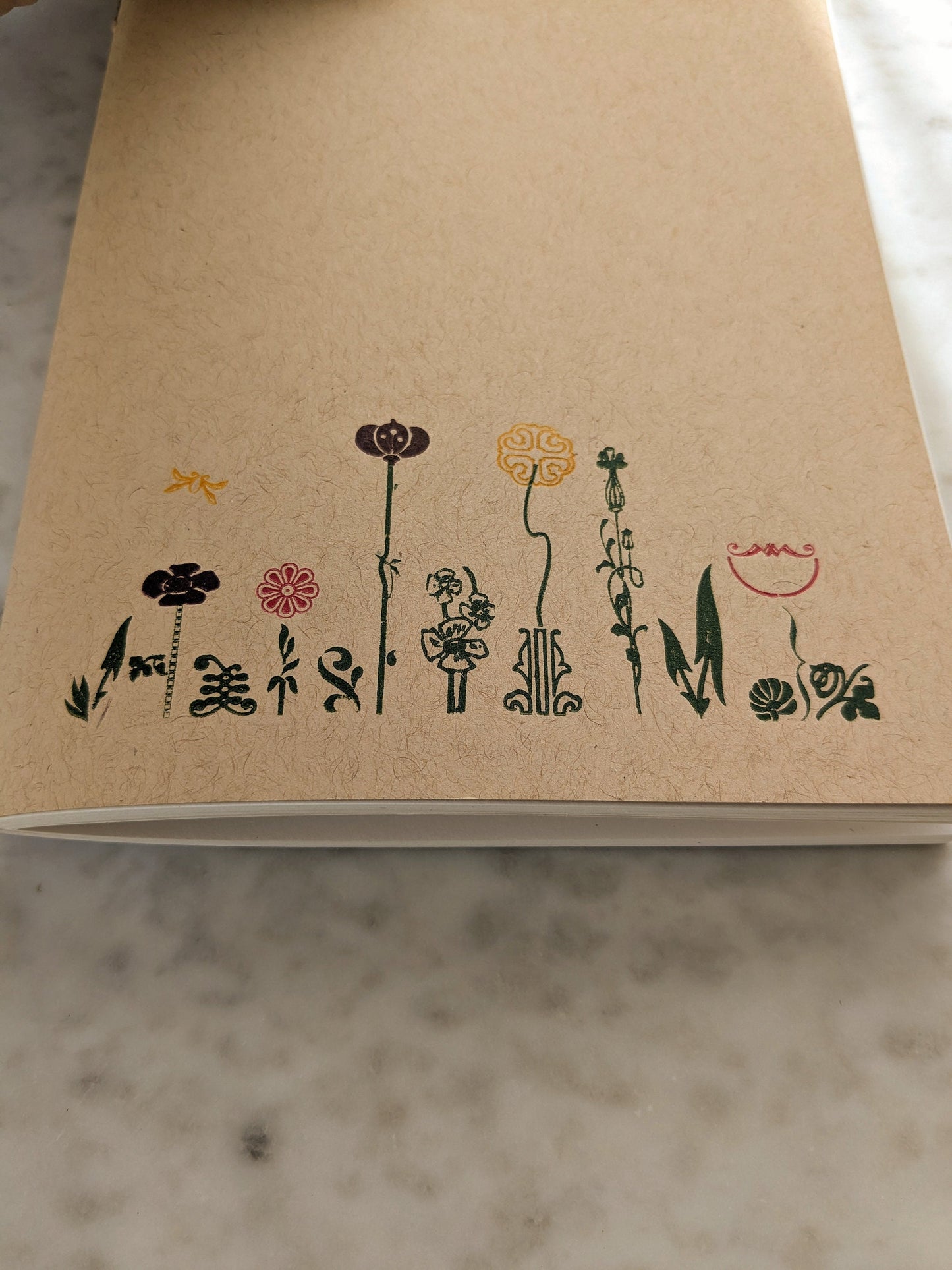 Flower Garden Letterpress Journal